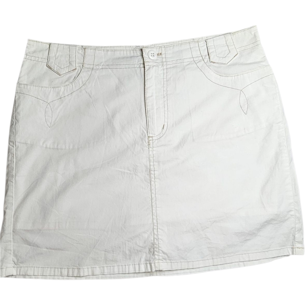 Allison Brittney Vintage Cream Stretch Skort